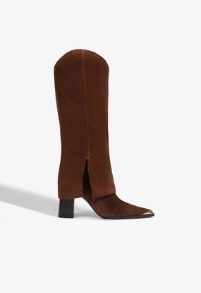 Cool Tone Raffaela Up Cloak Suede Boot