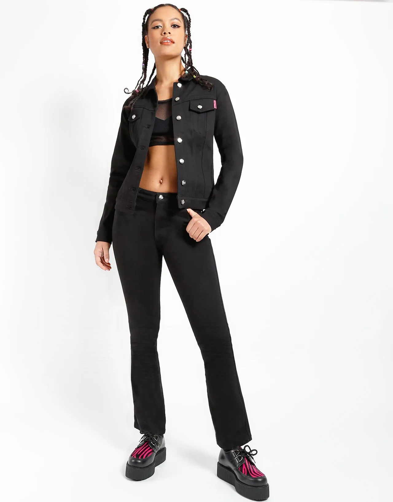 ReinforcedStressPoints Ergonomic Cut TRASH & VAUDEVILLE DREAM JEAN JACKET