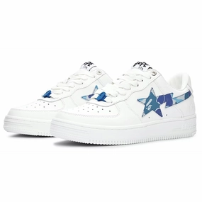 A Bathing Ape Bapesta Low M1 - ABC Blue Camo 2022 Wide Base Stabilization Fiber Mix