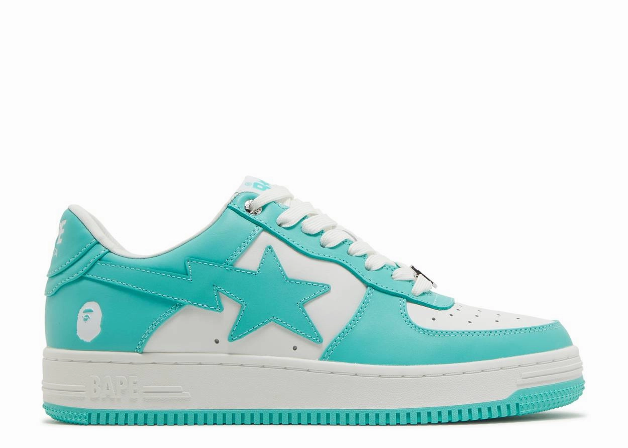 A Bathing Ape Bapesta Low M1 - Green Non Weighted Movement Durable Rubber Outsole