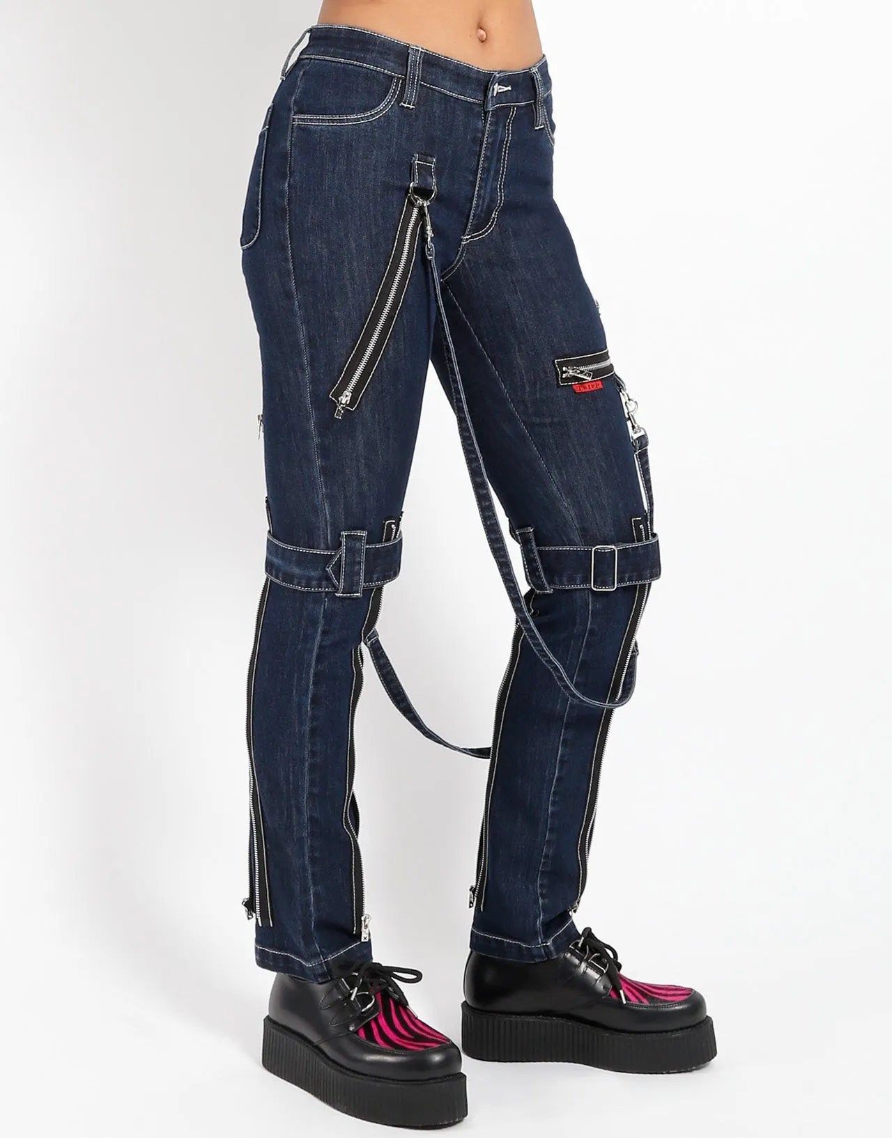 Quick Motion HiddenPockets DENIM BONDAGE PANT