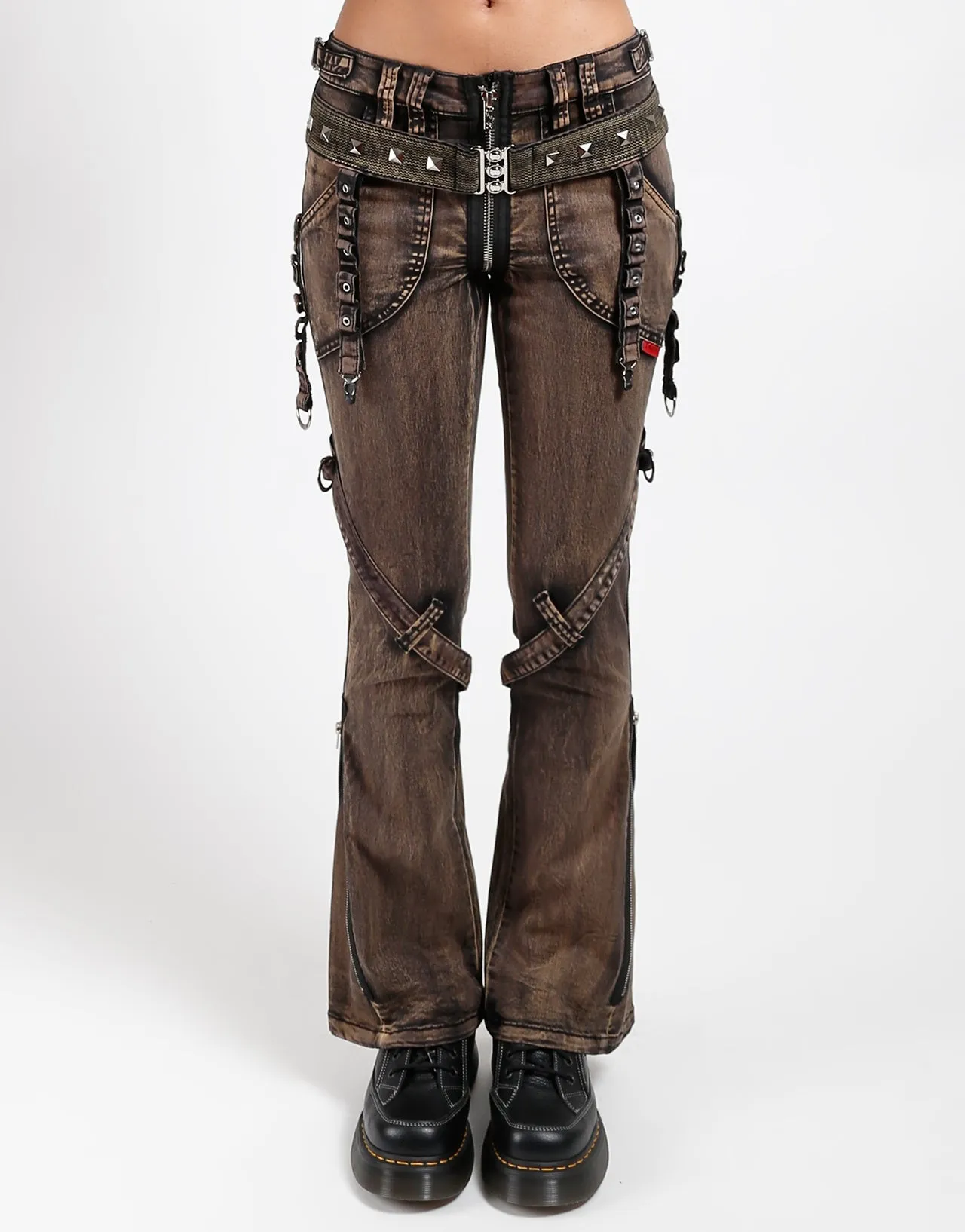 POWER BELT PANT BLACK STEAM WASH Essential Wear