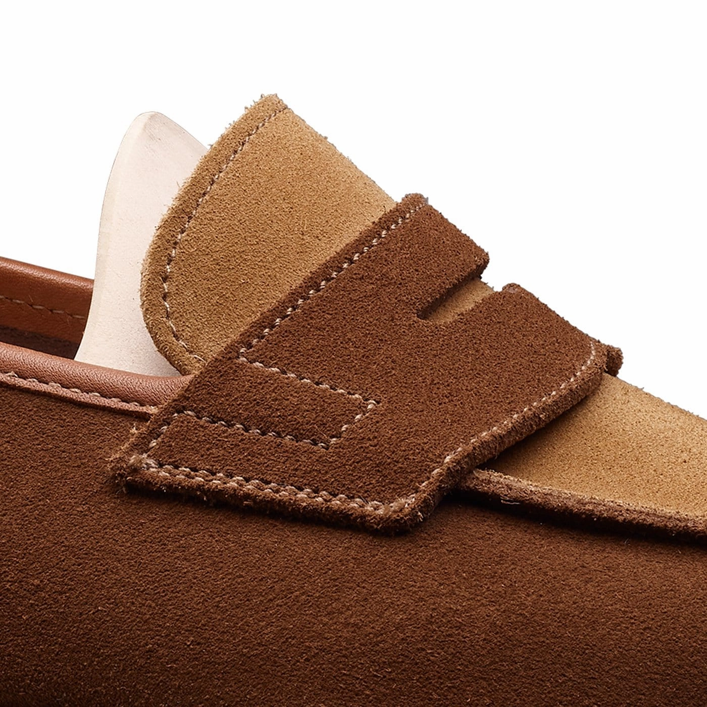 Richmond 2 Snuff Suede & Camel Suede Breathable Airflow Channels Eco Friendly Minimalist Fans