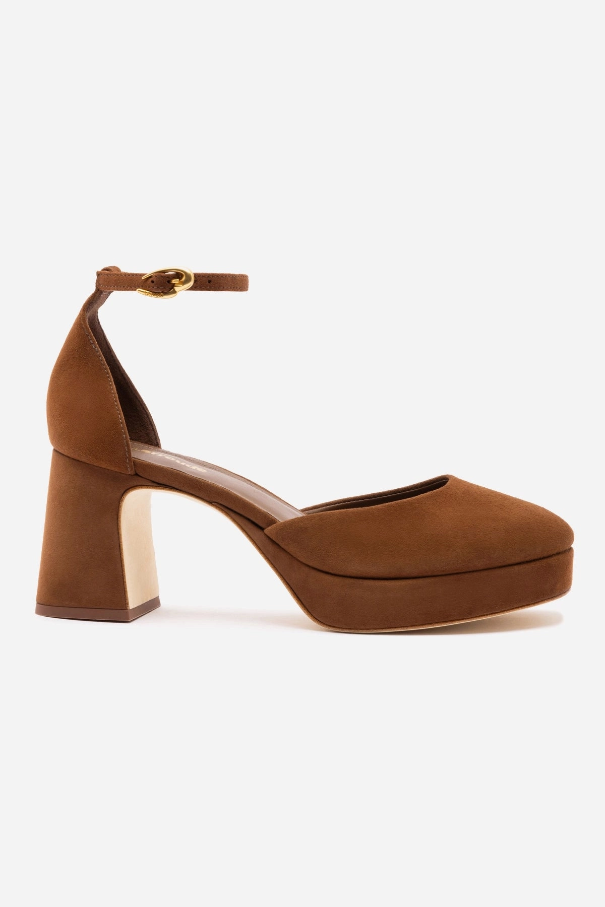 Non Restrictive Fit Design Urban Walk Ari Verona Low Pump In Burnt Umber Suede