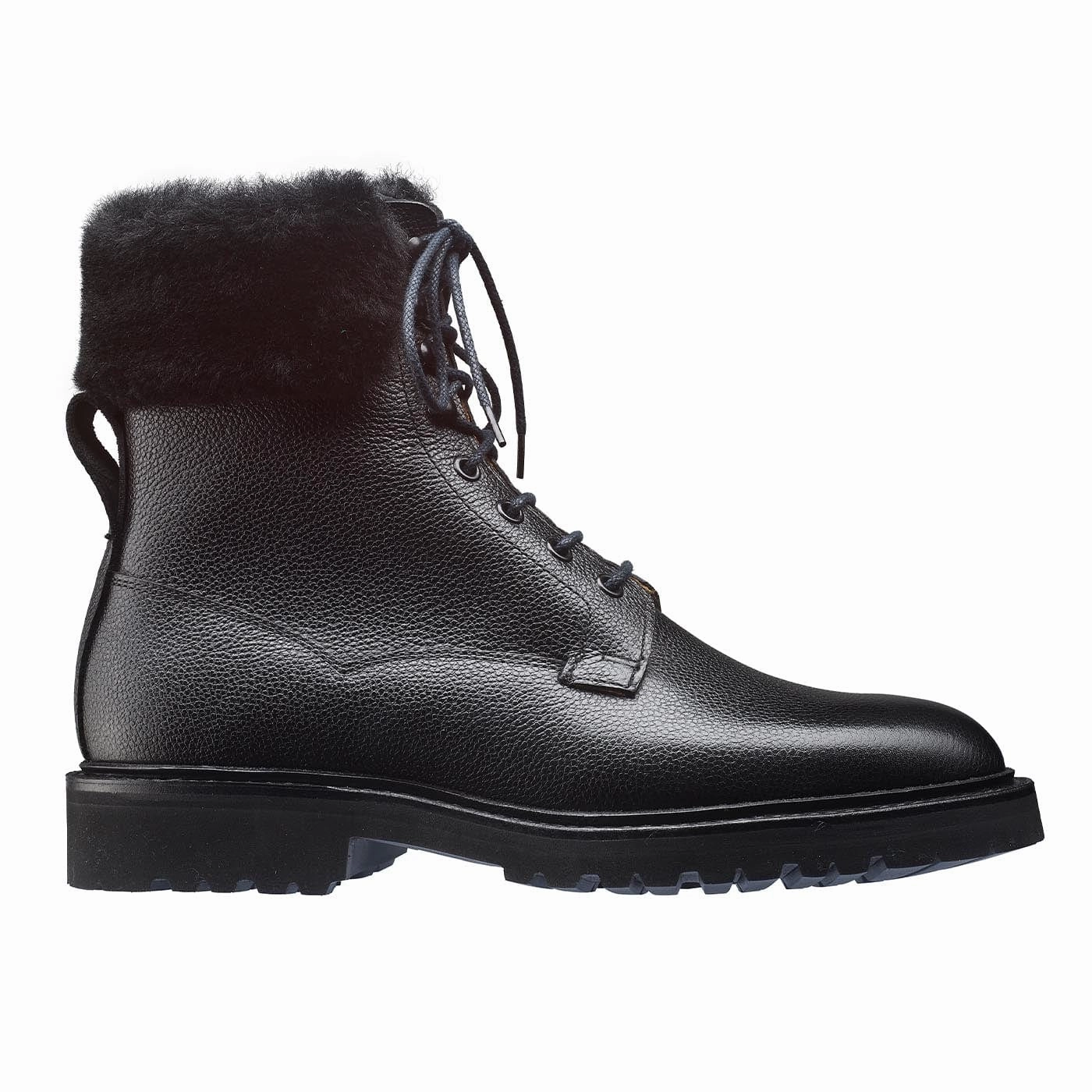 Stretchable Ailsa Black Pebble Grain