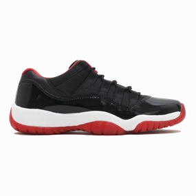 Air Jordan 11 Retro Low (GS) - Bred - Used Smooth zipper closure design