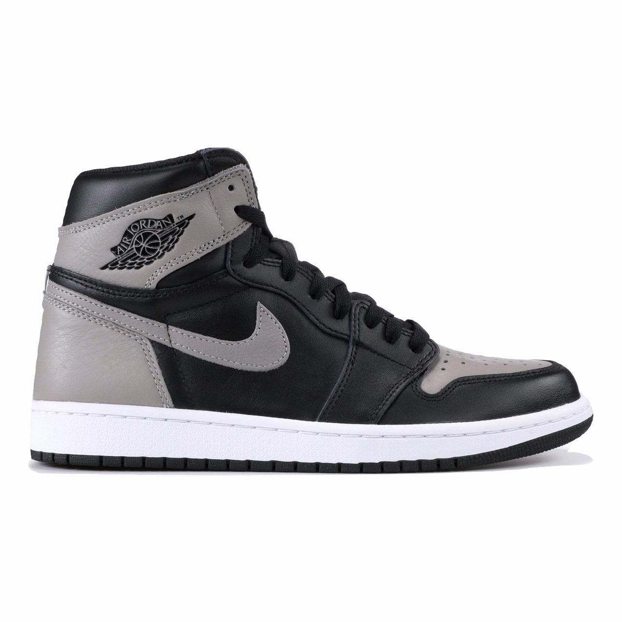 Air Jordan 1 Retro High OG - Shadow 2018 Stitch Free Construction Bold Tone