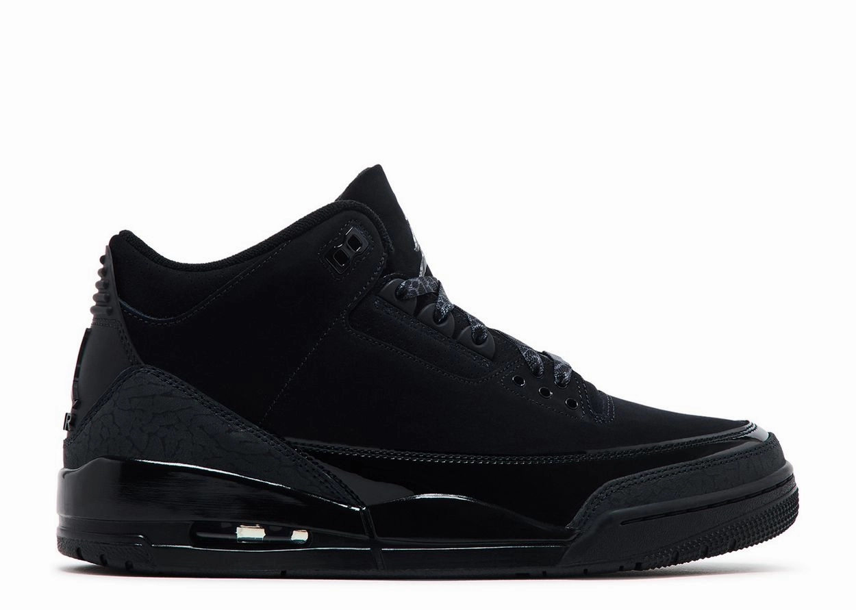 Responsive Cushion Weekend Warriors Natural Fiber Lining Air Jordan 3 Retro - Black Cat (2025) - Used