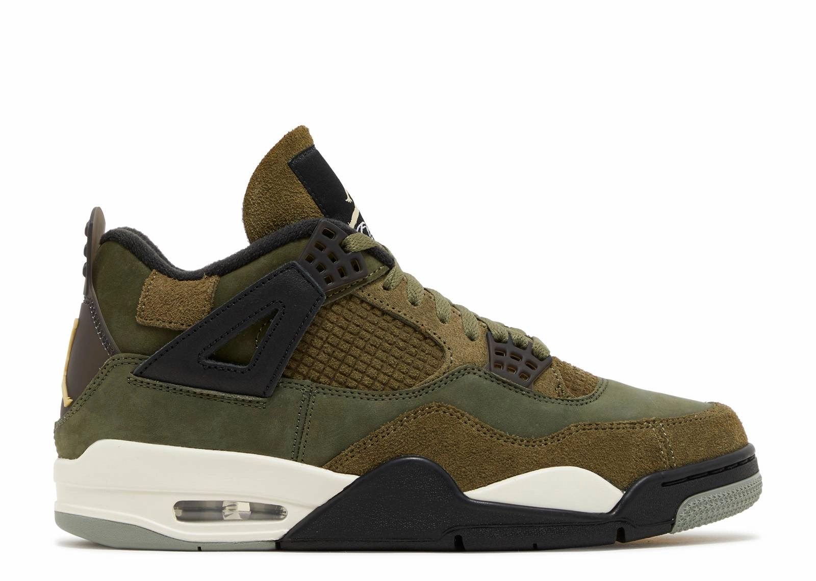 Pond Walk Mom Fit Air Jordan 4 Retro SE Craft - Medium Olive