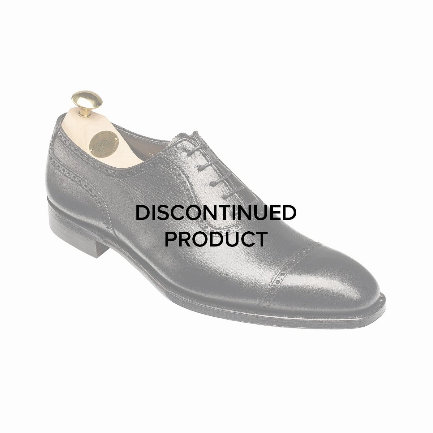 Albany 4 Black Willow Grain Detailed Oxfords