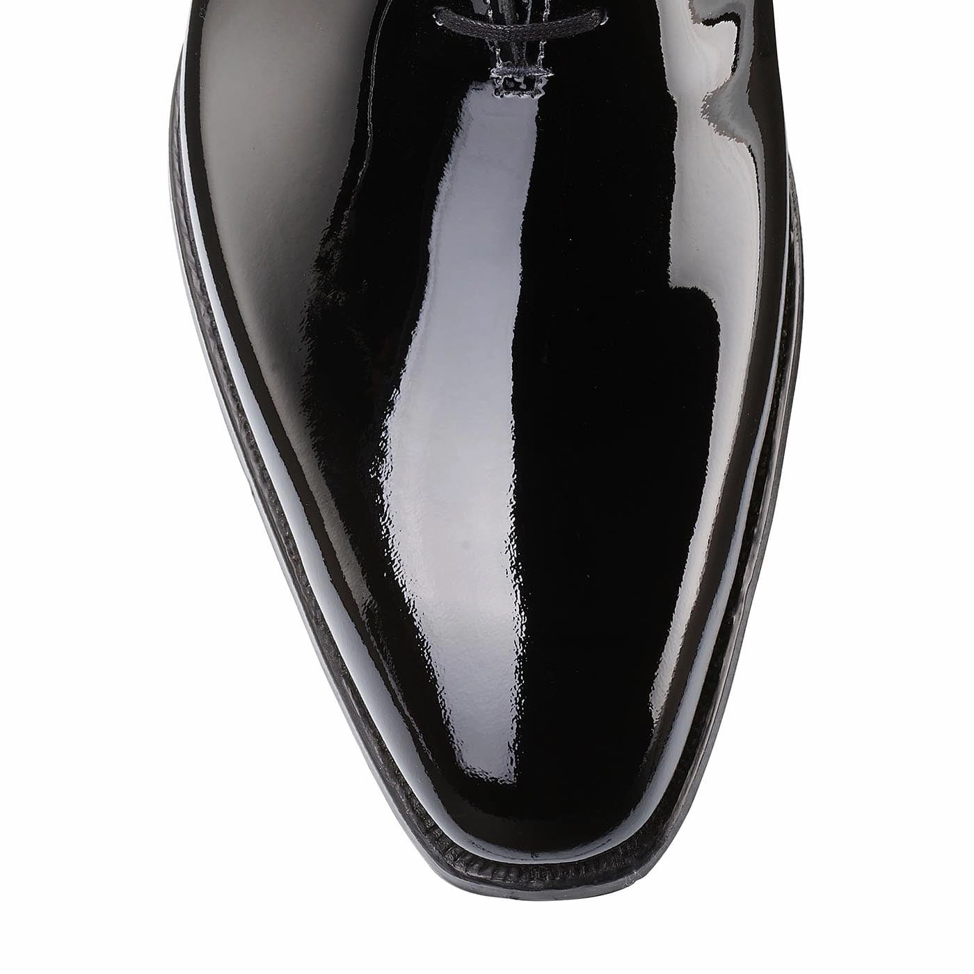 Alex Black Patent Leather Casual Shoes
