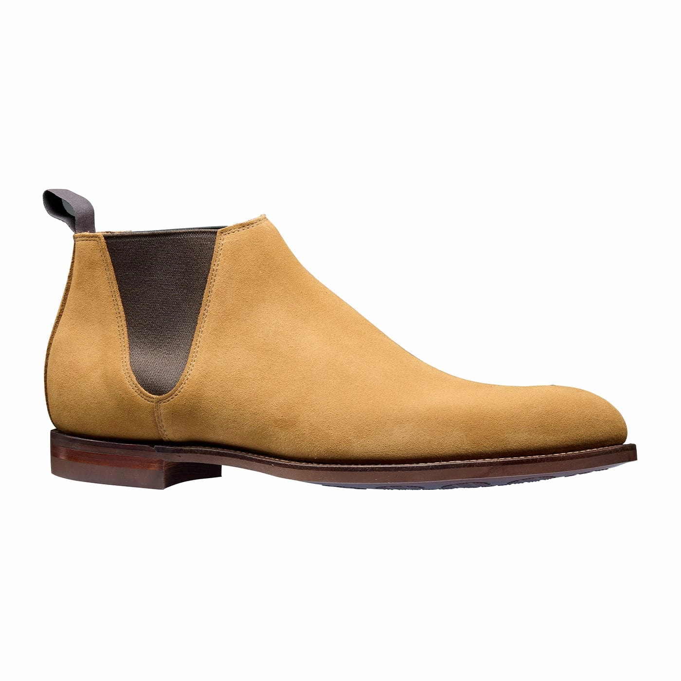 Ergonomic Shape Biker Tough Cranton Camel Suede