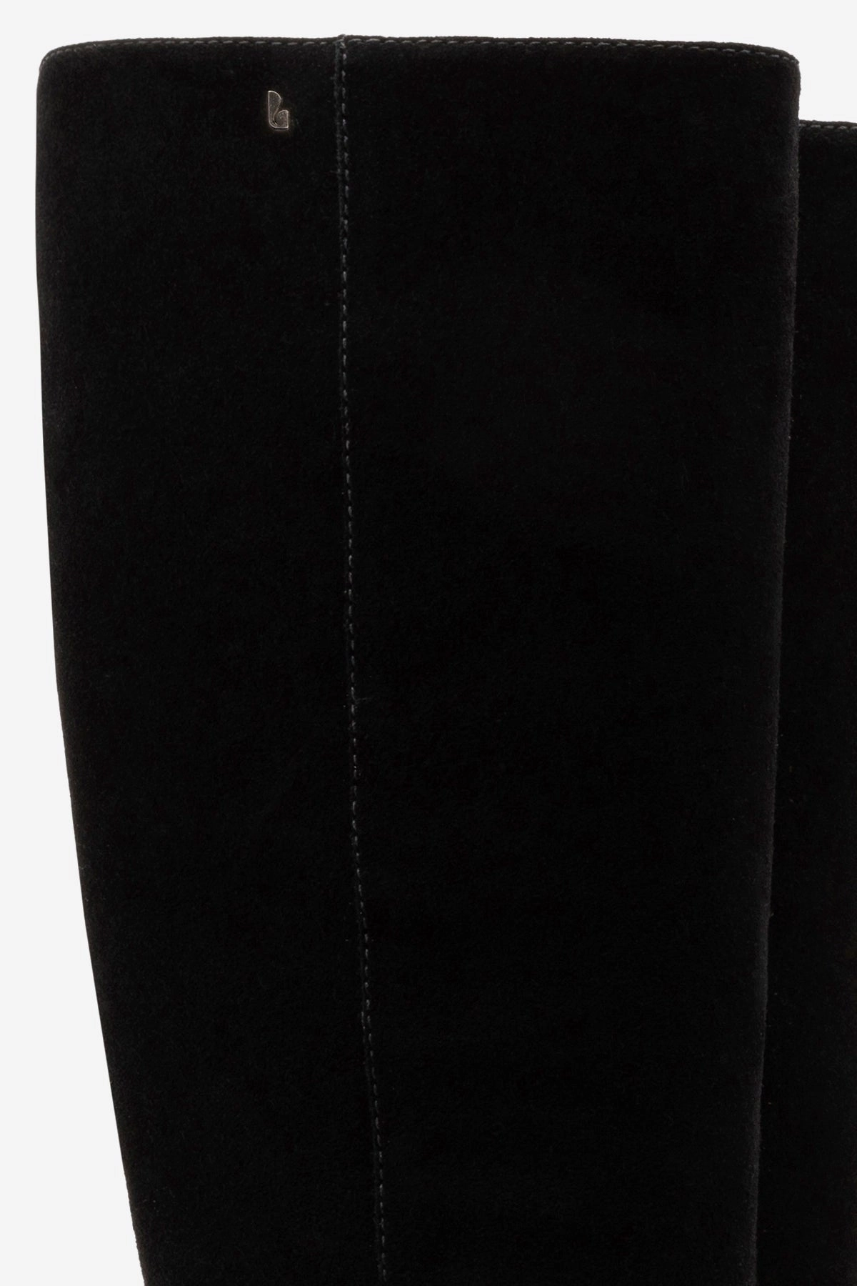 Easy Wear Edie Boot In Black Suede