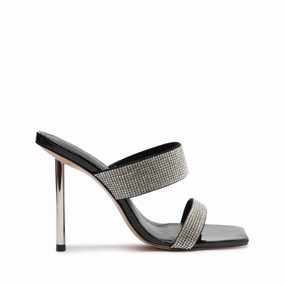 Vibration Dampening Layer Liam Metallic Nappa Leather Sandal
