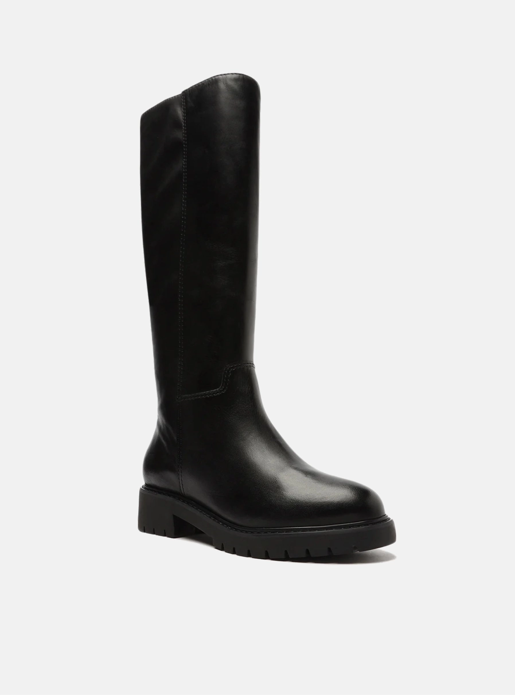 Knitted Warm Hero Mode Hana  Leather Boot