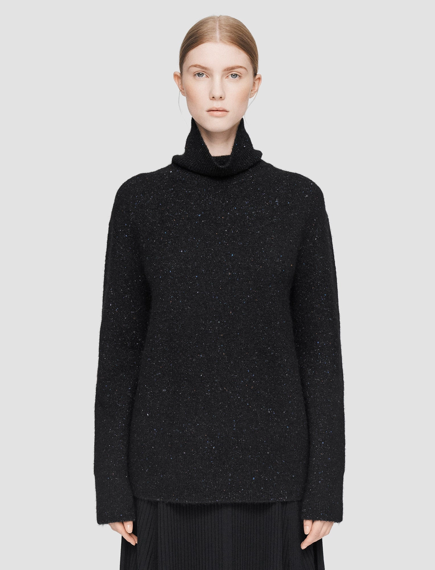 weekday look Alpaca Tweed Knit High Neck Jumper