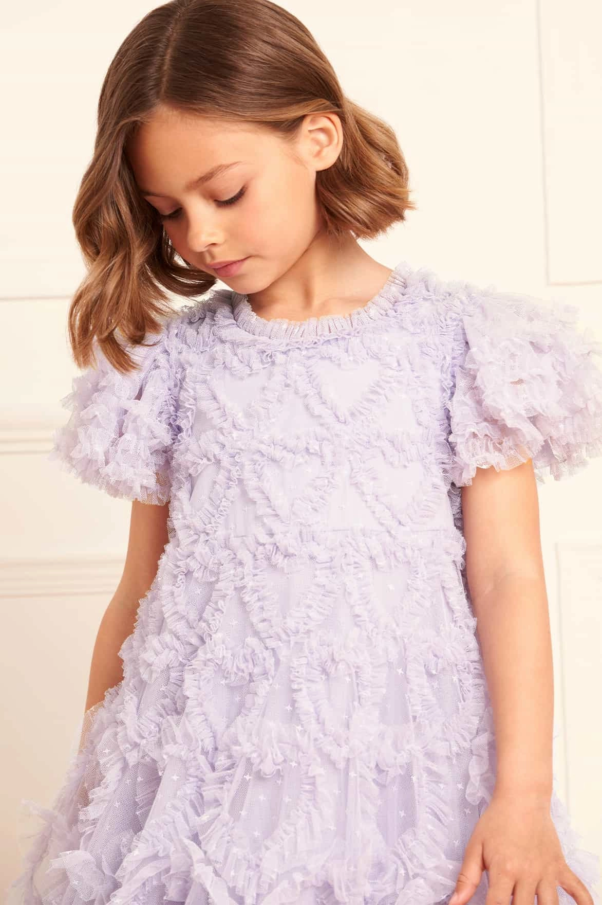 Reinforced Shoulder Seams AntiPillingTreatment Amorette Kids Dress