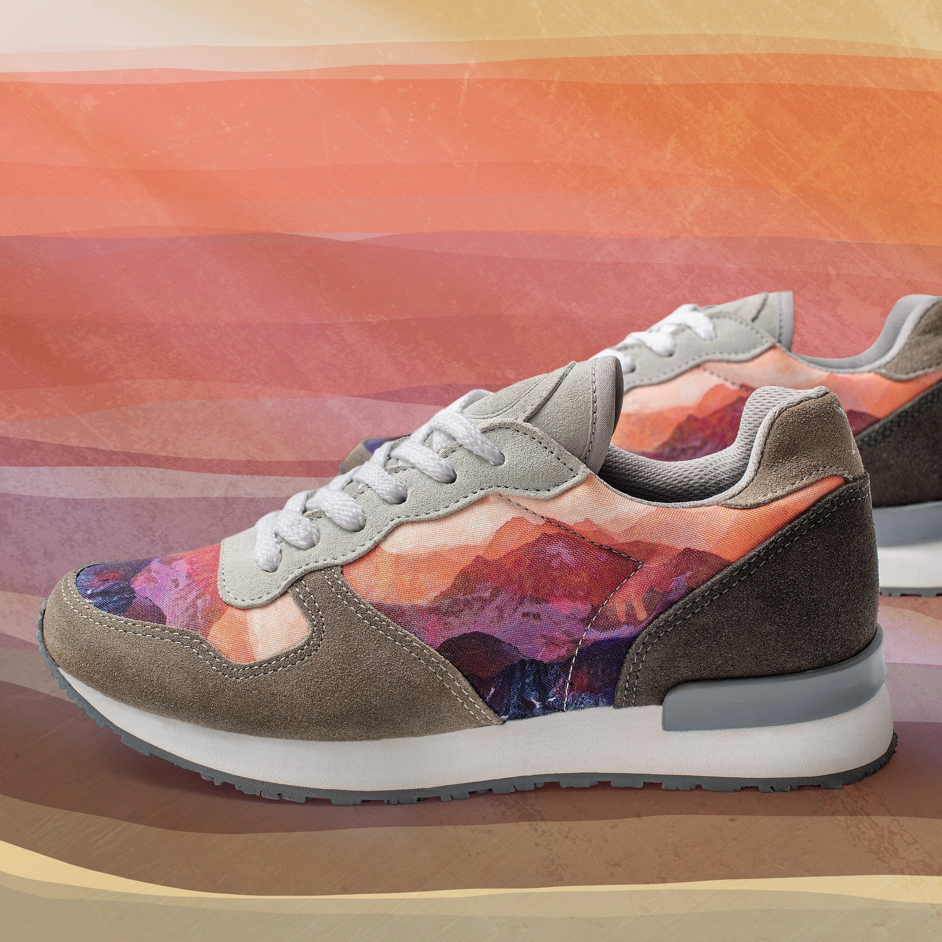 Durable Rubber Outsole MoldedInsole Andes Grey Jogger