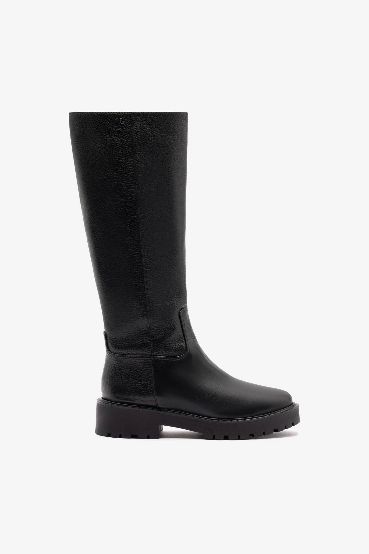 Anne Lugsole Boot In Black Leather Arch Support Health Focused