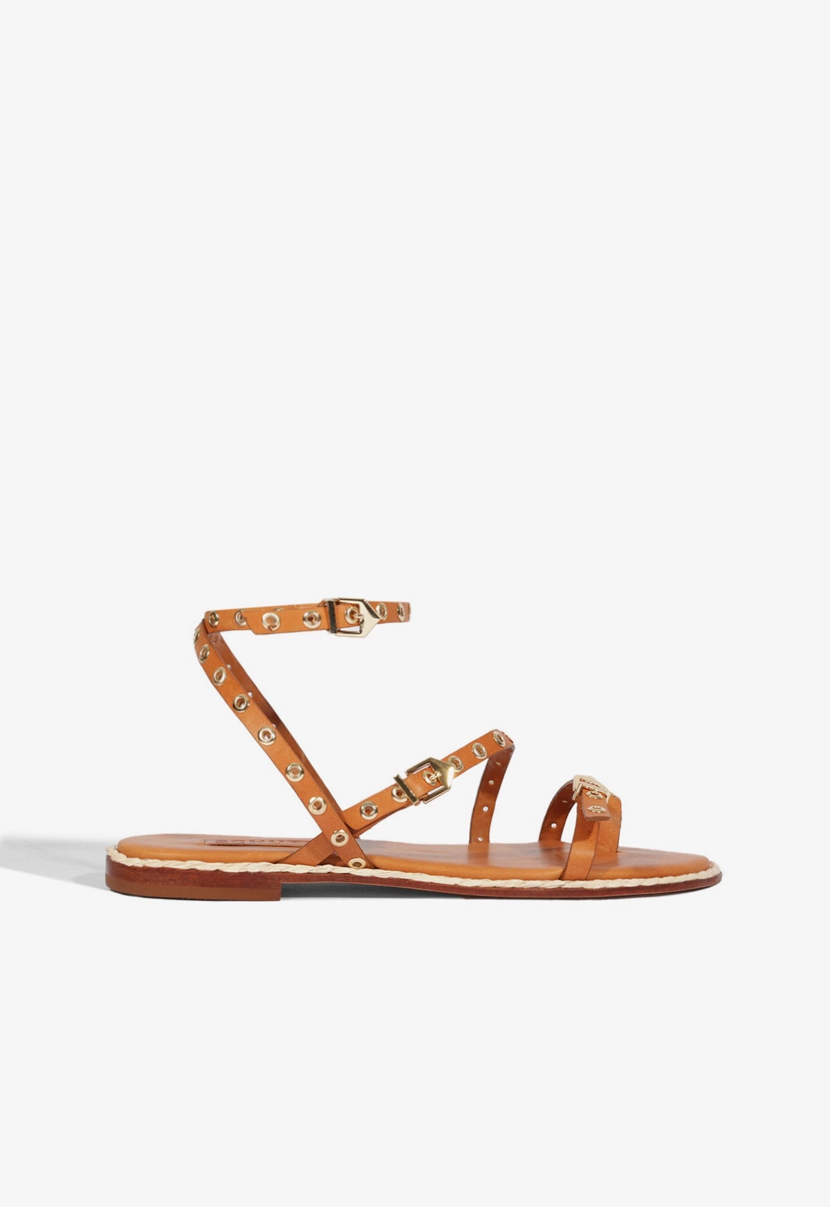 Annete Brown Leather Sandal Form Ease Feather Light Cold Weather