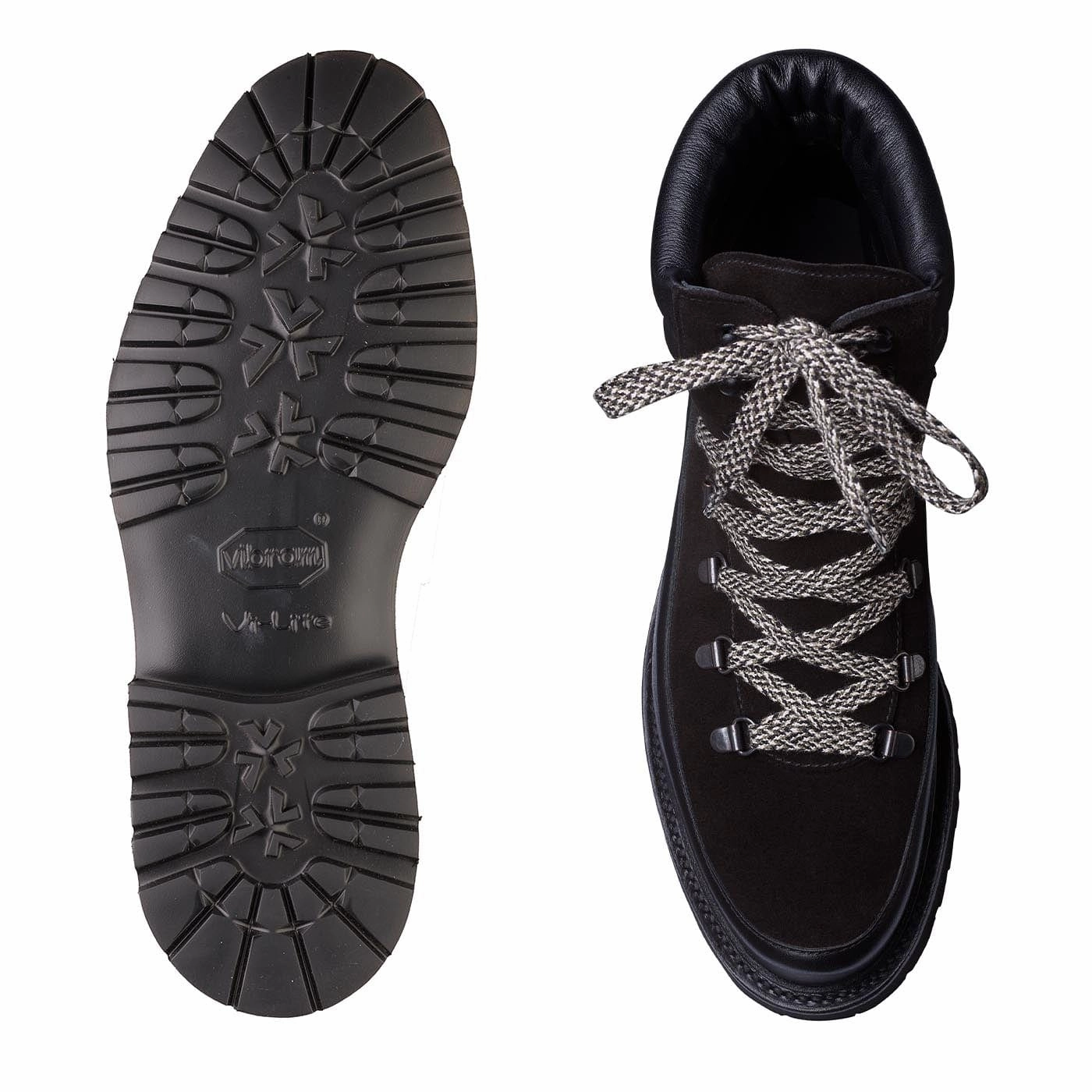 Feather Light Daily Walks Annie Black Wax Calf & Black Suede