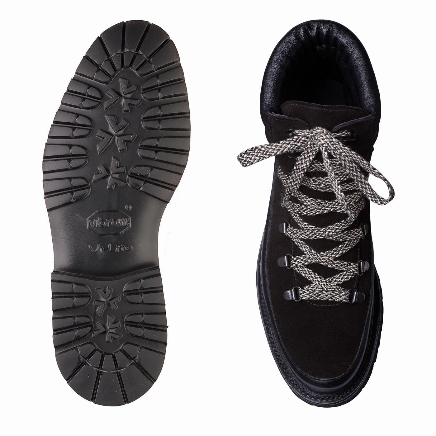 Annie Black Wax Calf & Black Suede Club Night