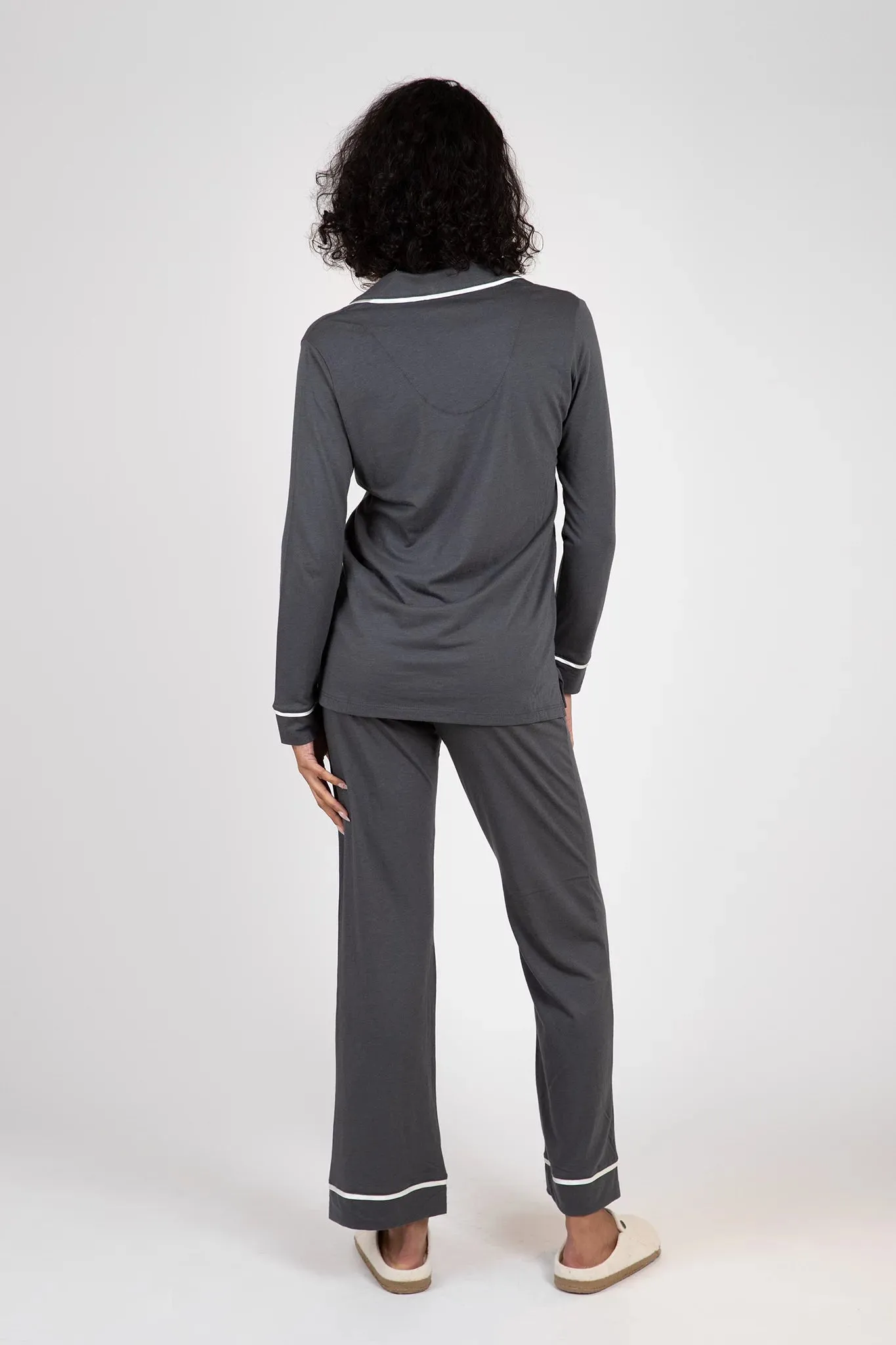 Layered Sleeve Bella Long Sleeve Top & Pant Pajama Set