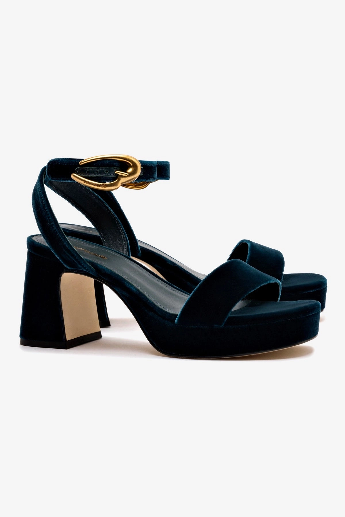 Island Vibe Dolly Verona Low Sandal In Deepsea Velvet