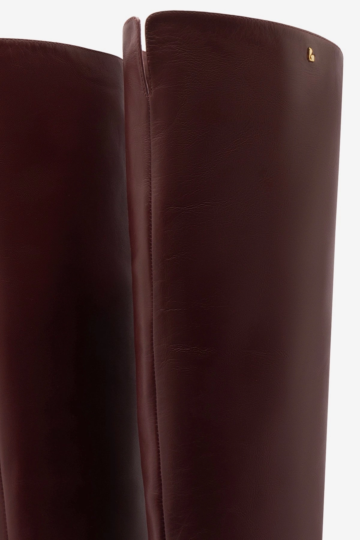 Kate Hi Boot In Burgundy Leather Durable Build Minimalist Fans