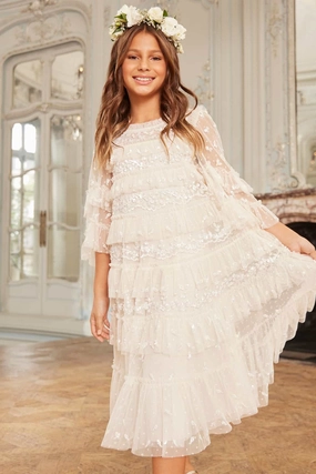 Emily Lace Kids Dress NonChafing Fabric