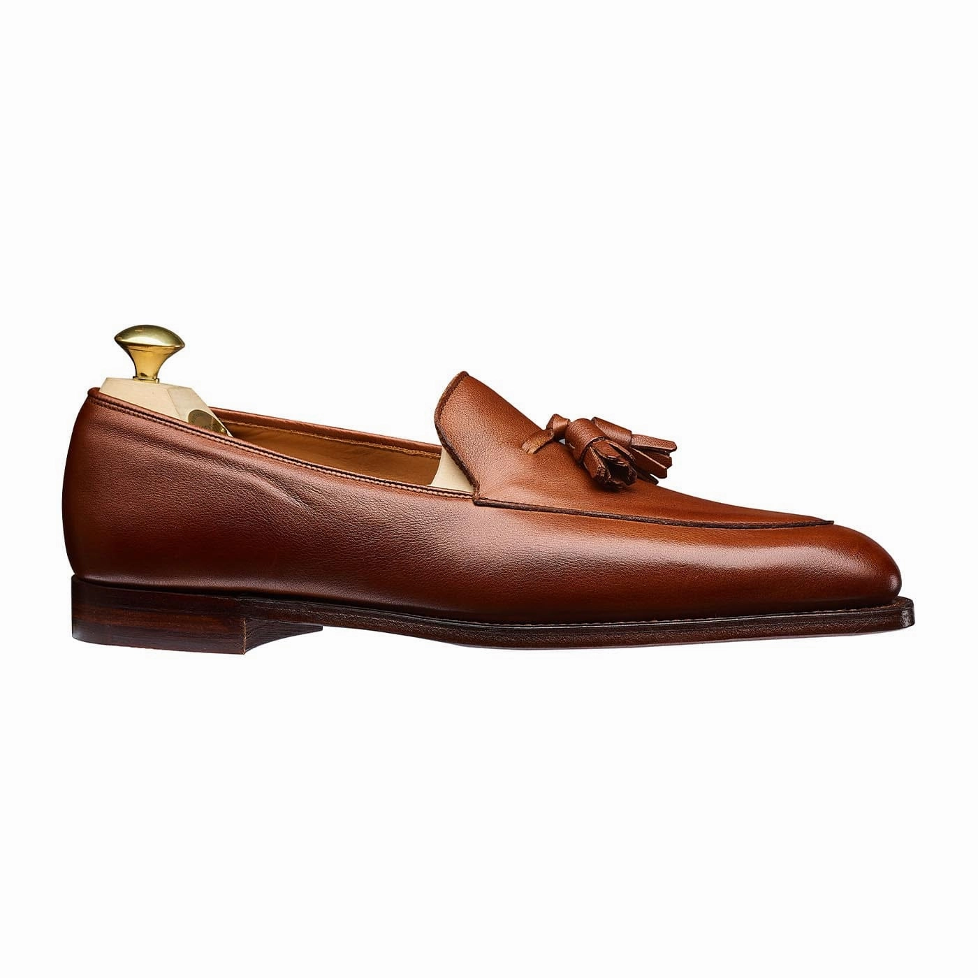 Antibes Chestnut Milled Calf Italian Craftsmanship