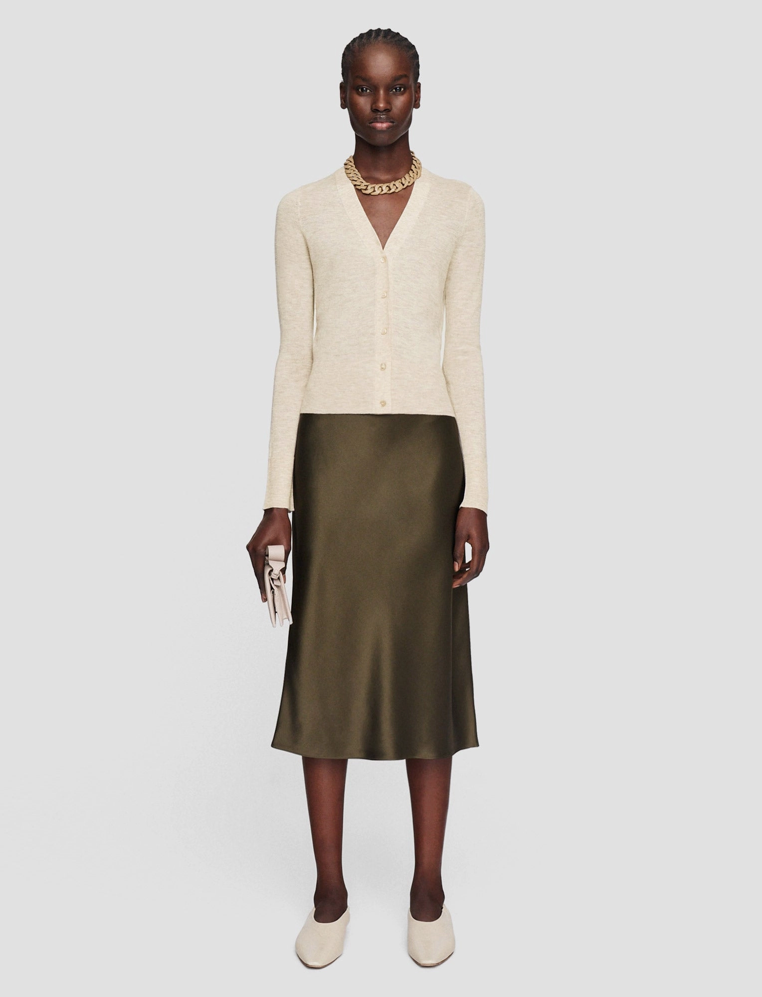 Cashair Cardigan Thermal Lined Cuffs skin friendly