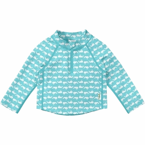 DoubleLayeredShoulders Reflective Detailing Youth Zip Rashguard