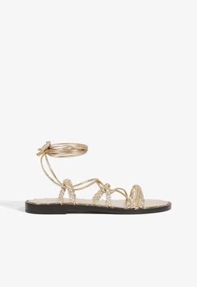 Antonia Metallic Sandal Anti Slip Outsole