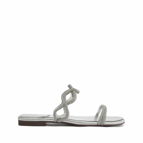 Pastel tone Arabella Glam Vinyl Sandal