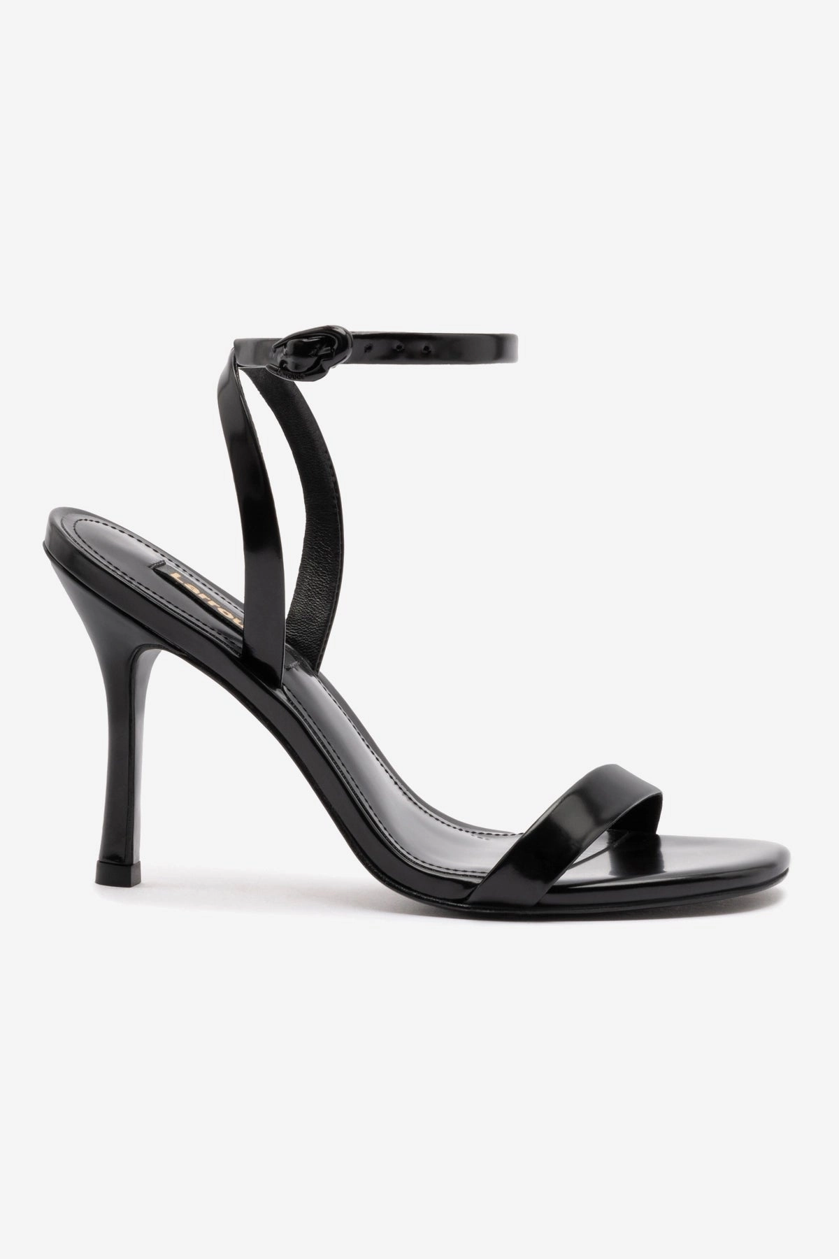 Arch Care Stability Shank Veronina Sandal In Black Box Leather