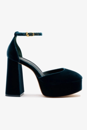 Ari Pump In Deepsea Velvet Shock Resistant