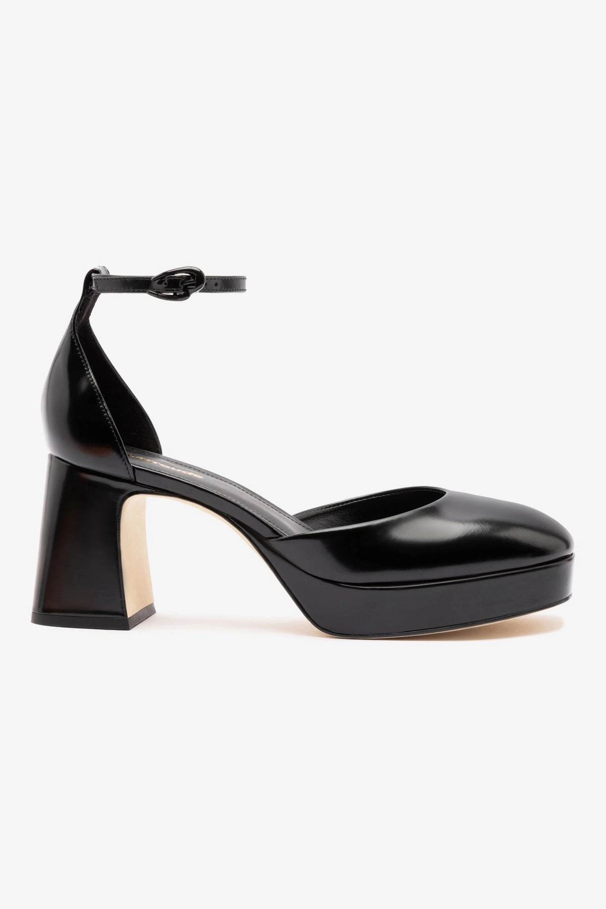 Sole Soft Comfort Padding Ari Verona Low Pump In Black Box Leather
