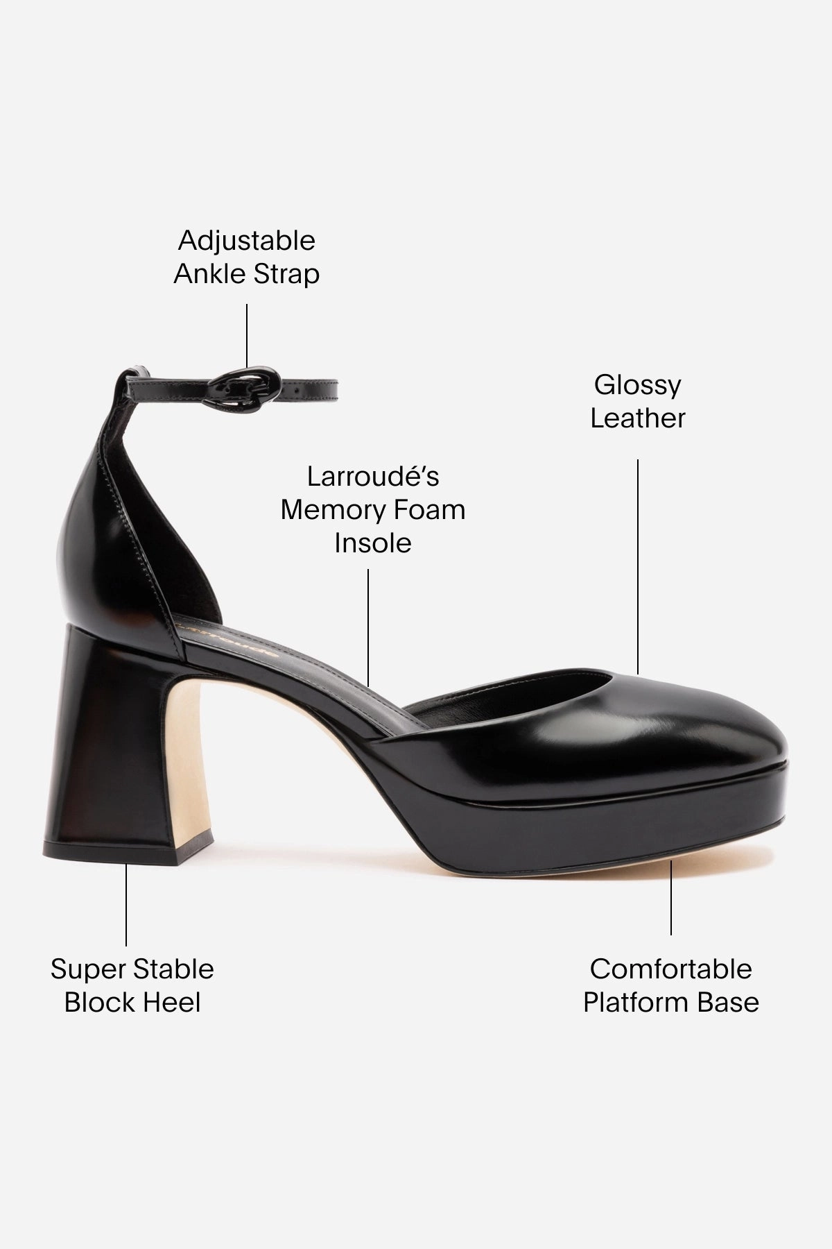 Color Play Ari Verona Low Pump In Black Box Leather