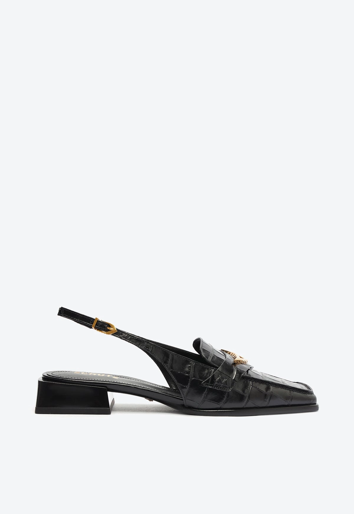 Street Mood Arizona Sling Block Leather Pump