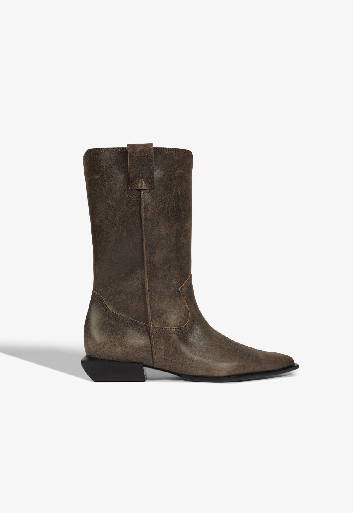 Street Ball Light Run Ashley Leather Bootie