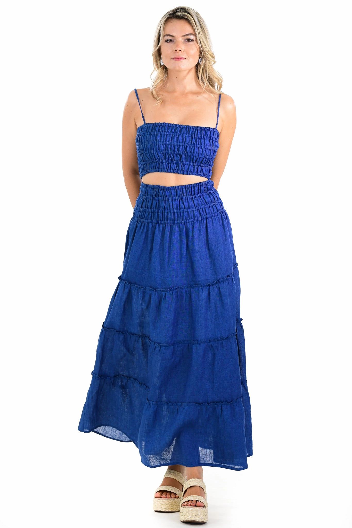 Rio Set Skirt / Indigo SeamlessConstruction