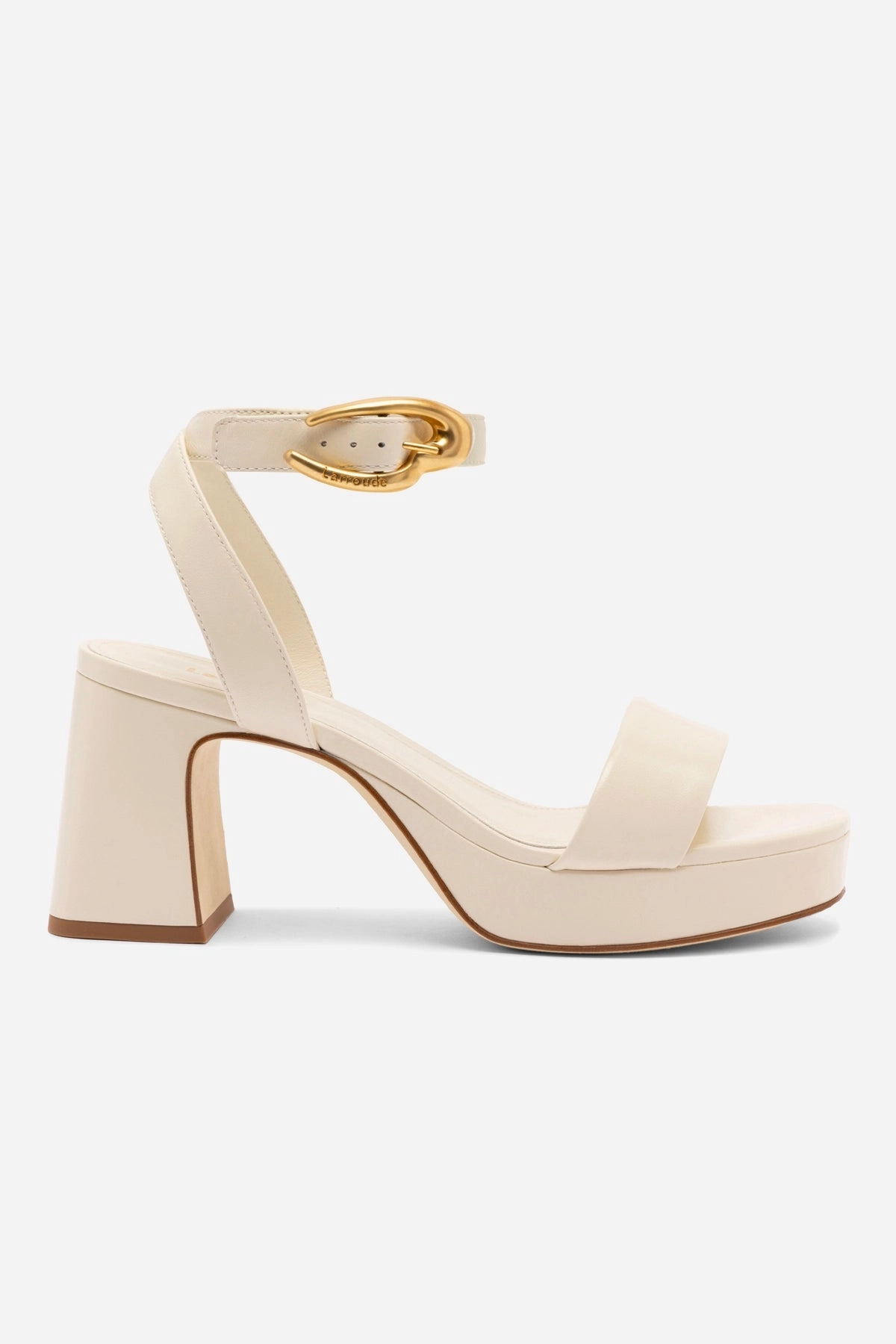 Grab Now Dolly Verona Low Sandal In Ivory Leather