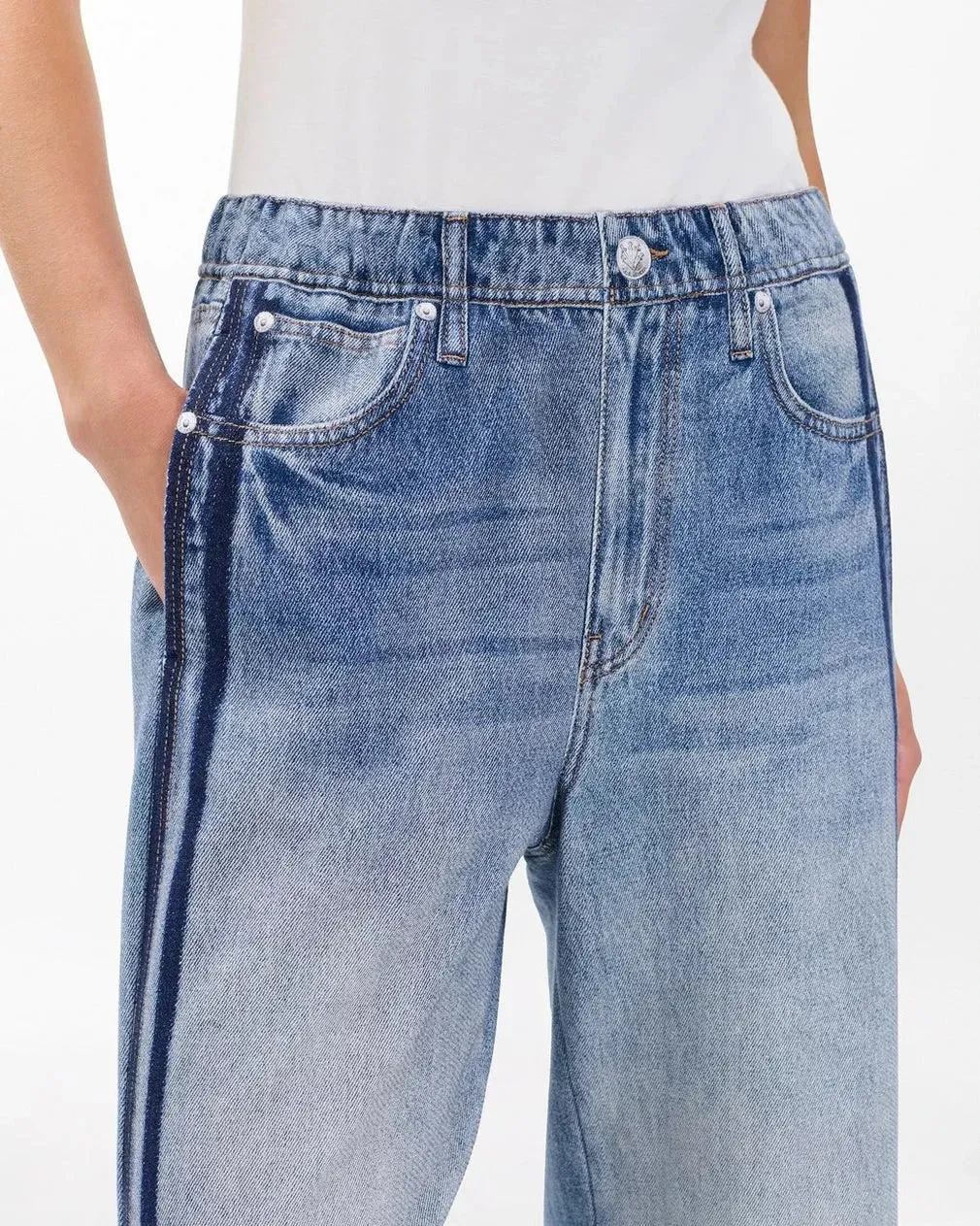 Parent Style Evening Stroll Festival Outfit Miramar Wide Leg Track Pant Coney