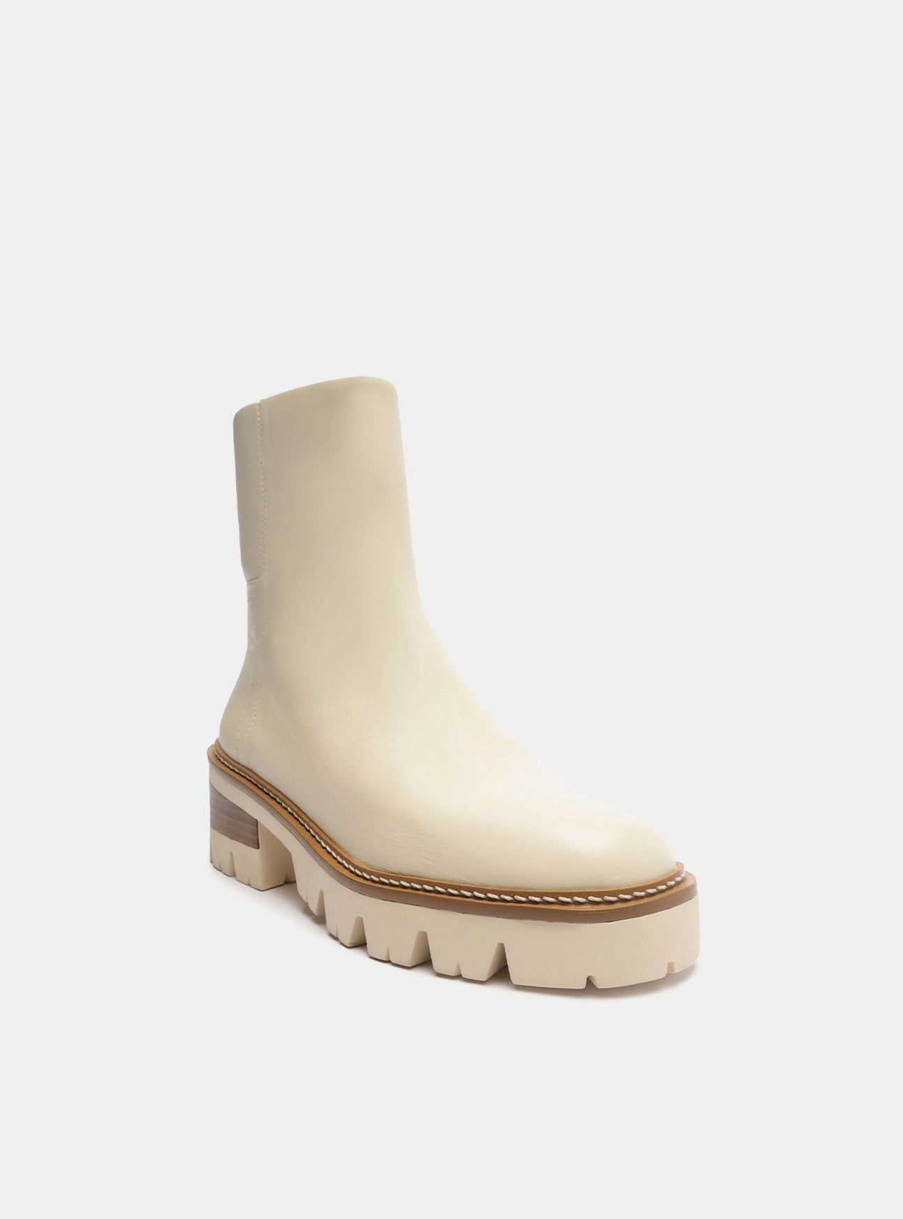 Autumn Leather Tractor Boot Beauty Walk Cushioned Insole