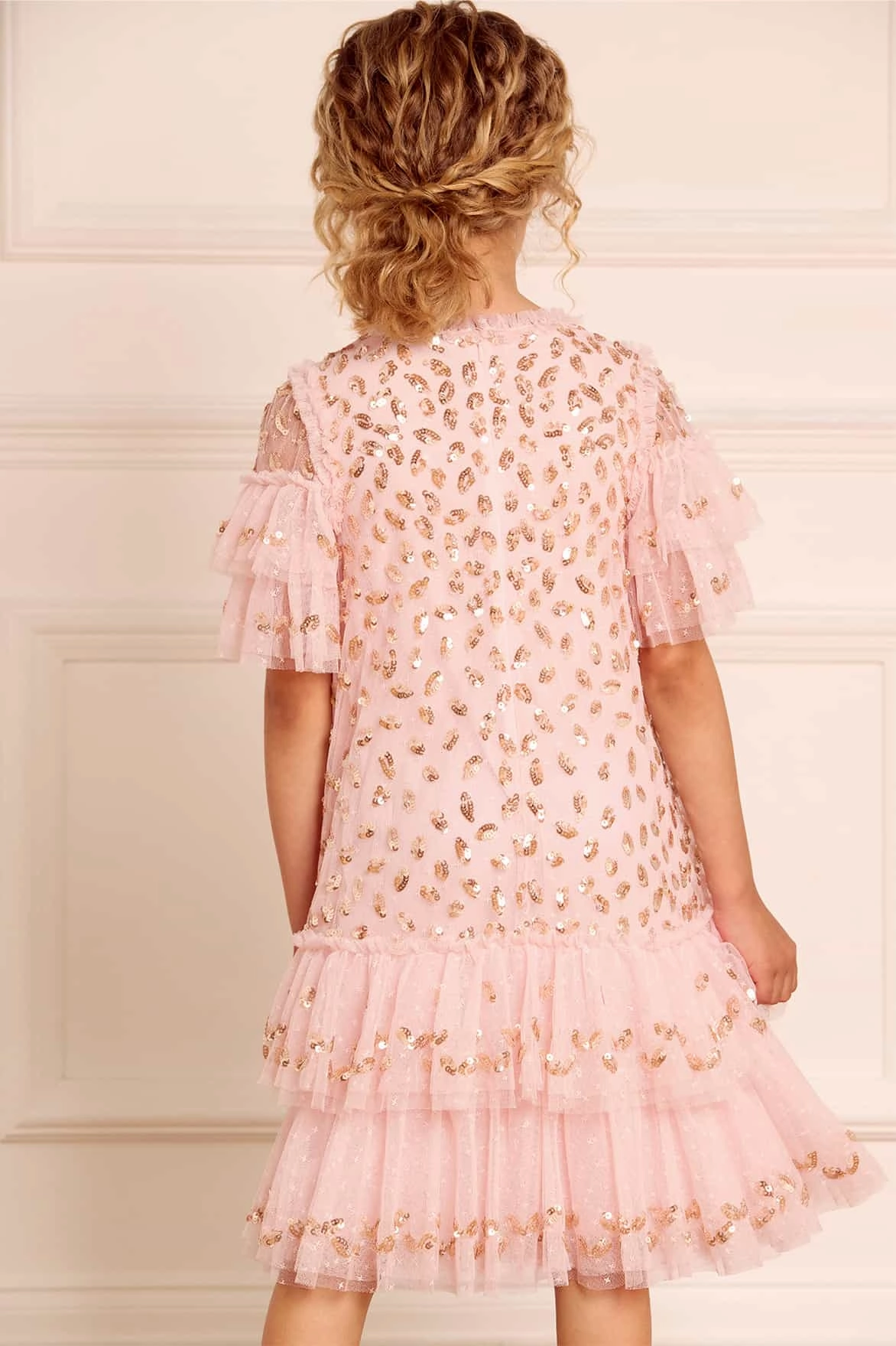 ReinforcedArmholes Autumn Leaves Kids Dress