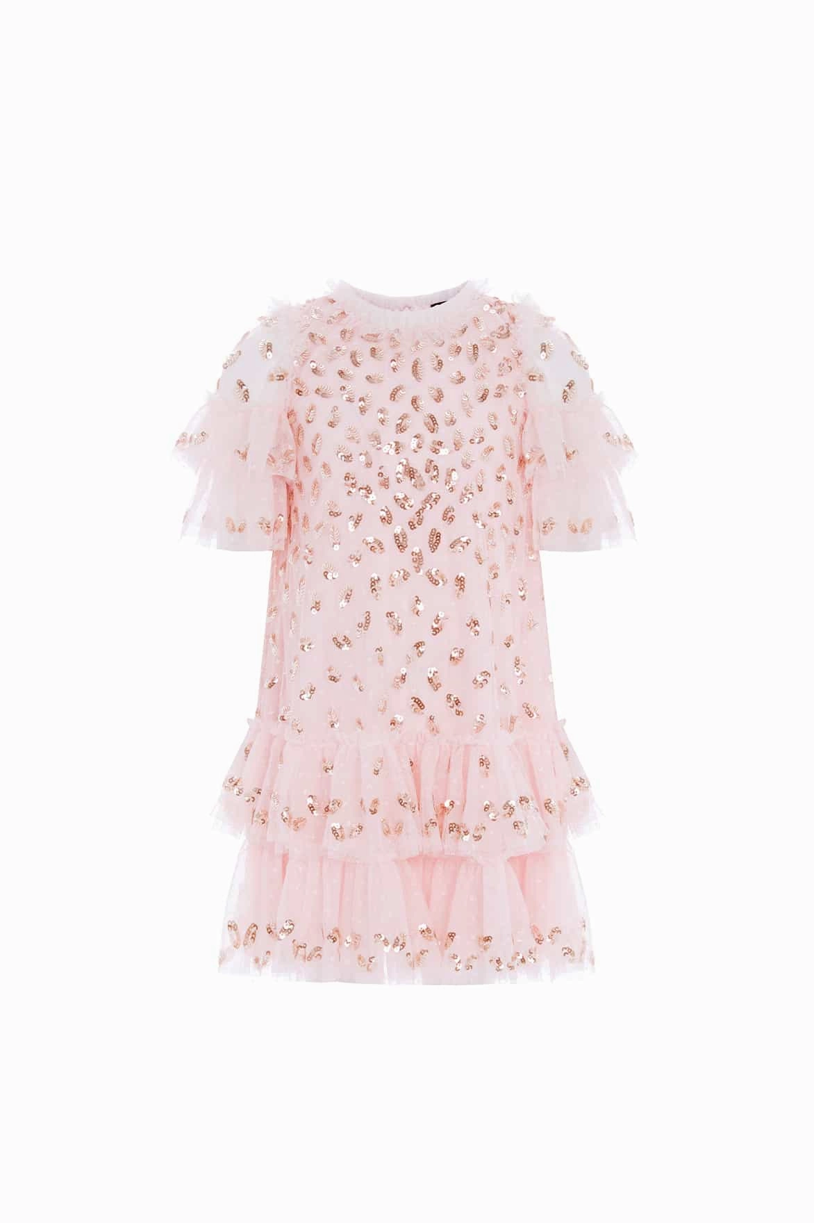 Autumn Leaves Kids Dress Airflow Mesh Insert