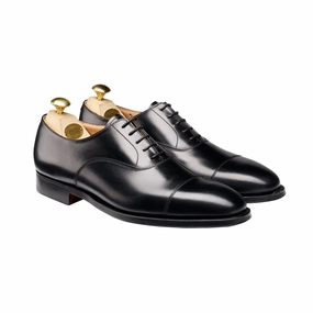 Connaught Black Calf Love Path Gold Tone