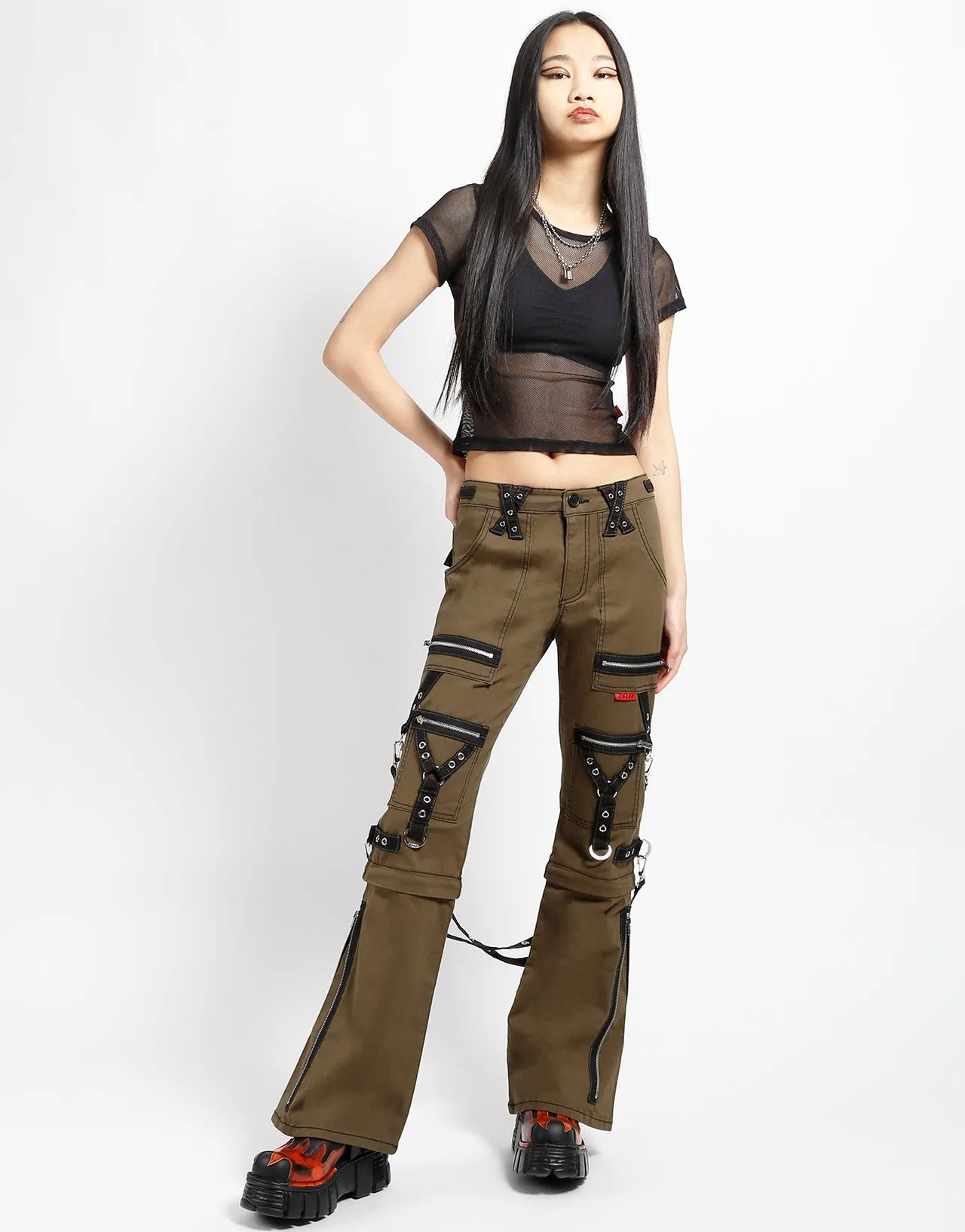 Four Way Stretch QuickReleaseFastenings BABY TEE FISHNET