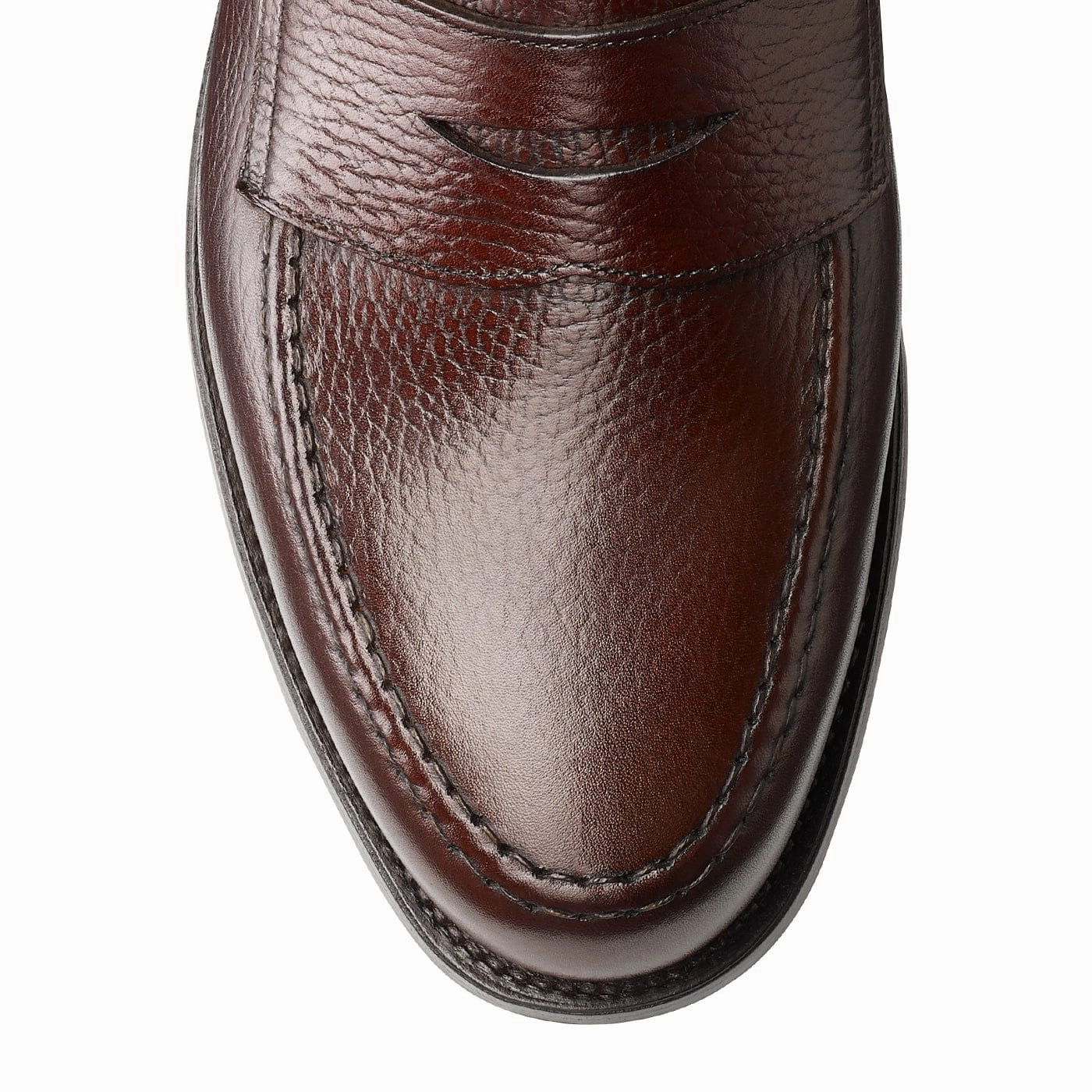 Boston Dark Brown Country Calf Grain (G Fitting) Smooth Soles